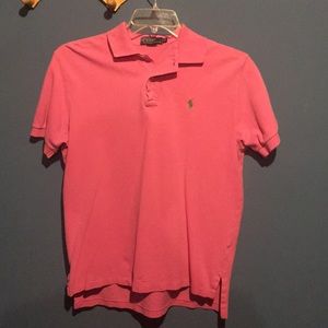 Men’s medium pink Ralph Lauren polo.
